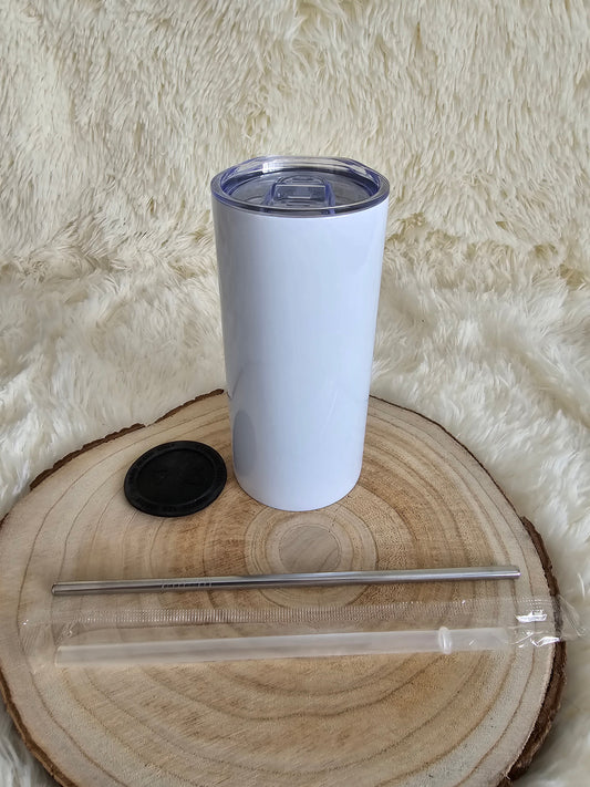 15oz Sublimation Flat Bottom Skinny Tumbler - Mackie Direct