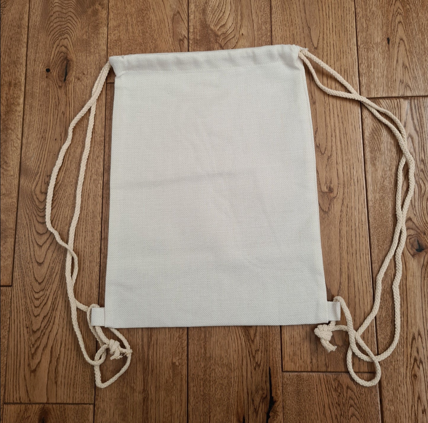 Linen Drawcord Bag suitable for sublimation