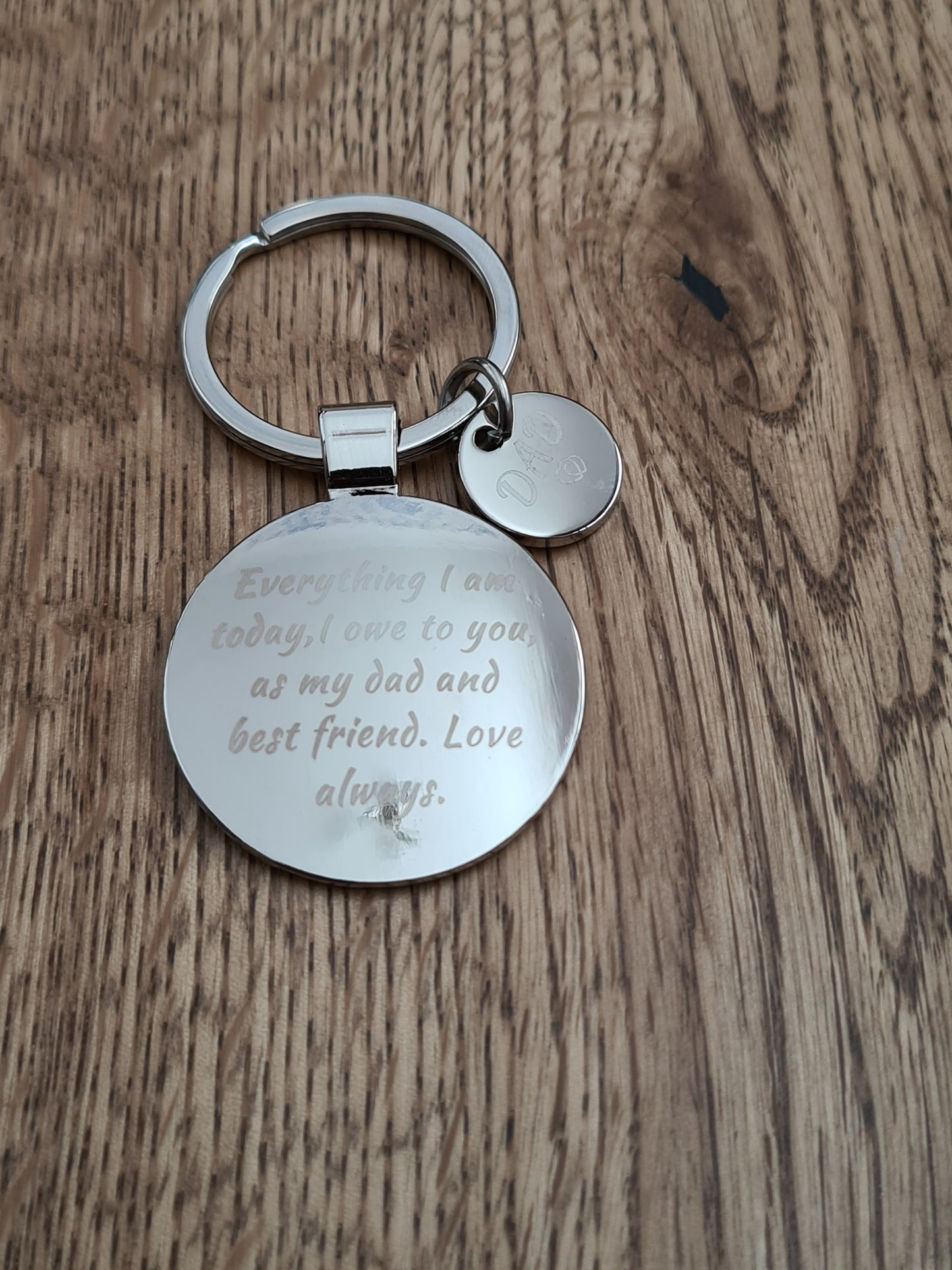 Sublimation Metal Dad Keyring