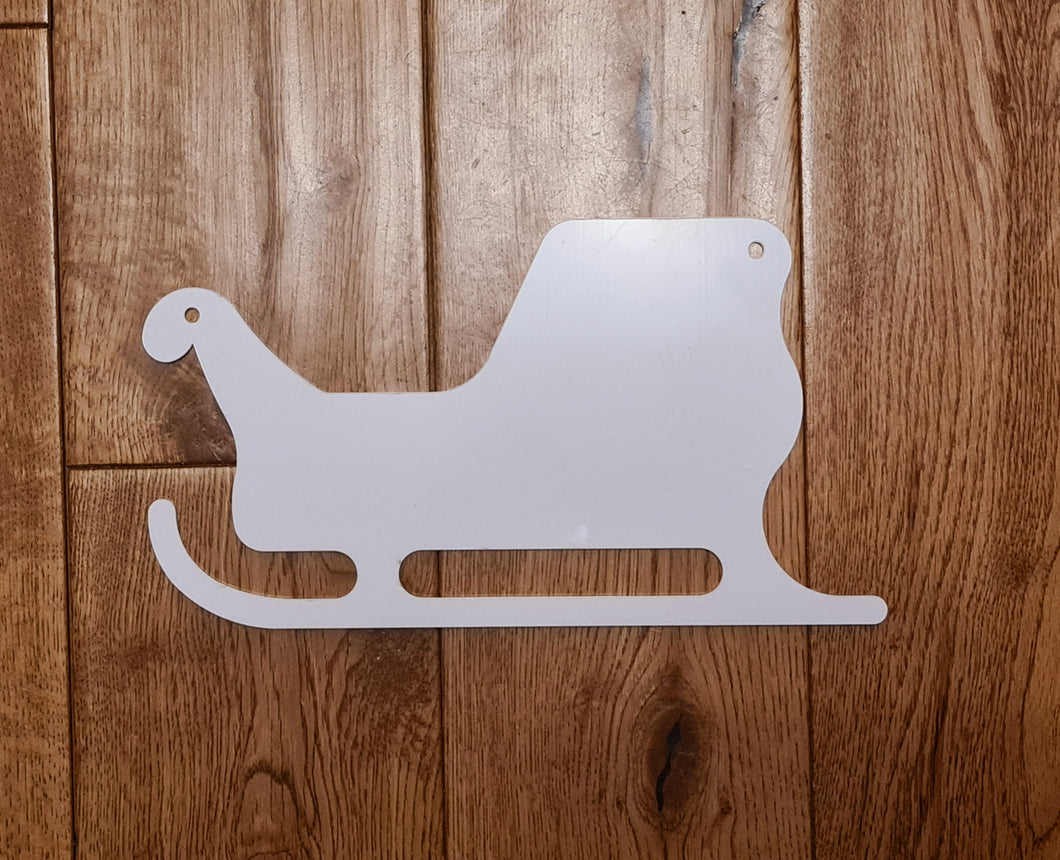 Acrylic Santa Sleigh Christmas Decoration Hanger