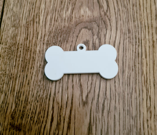 Acrylic Bone Shaped Dog Tag - Mackie Direct