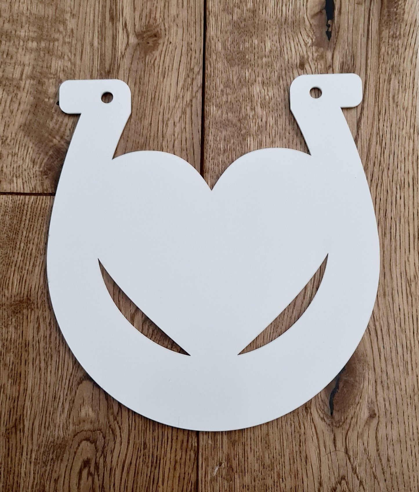 Acrylic Heart & Horseshoe Hanging Sign