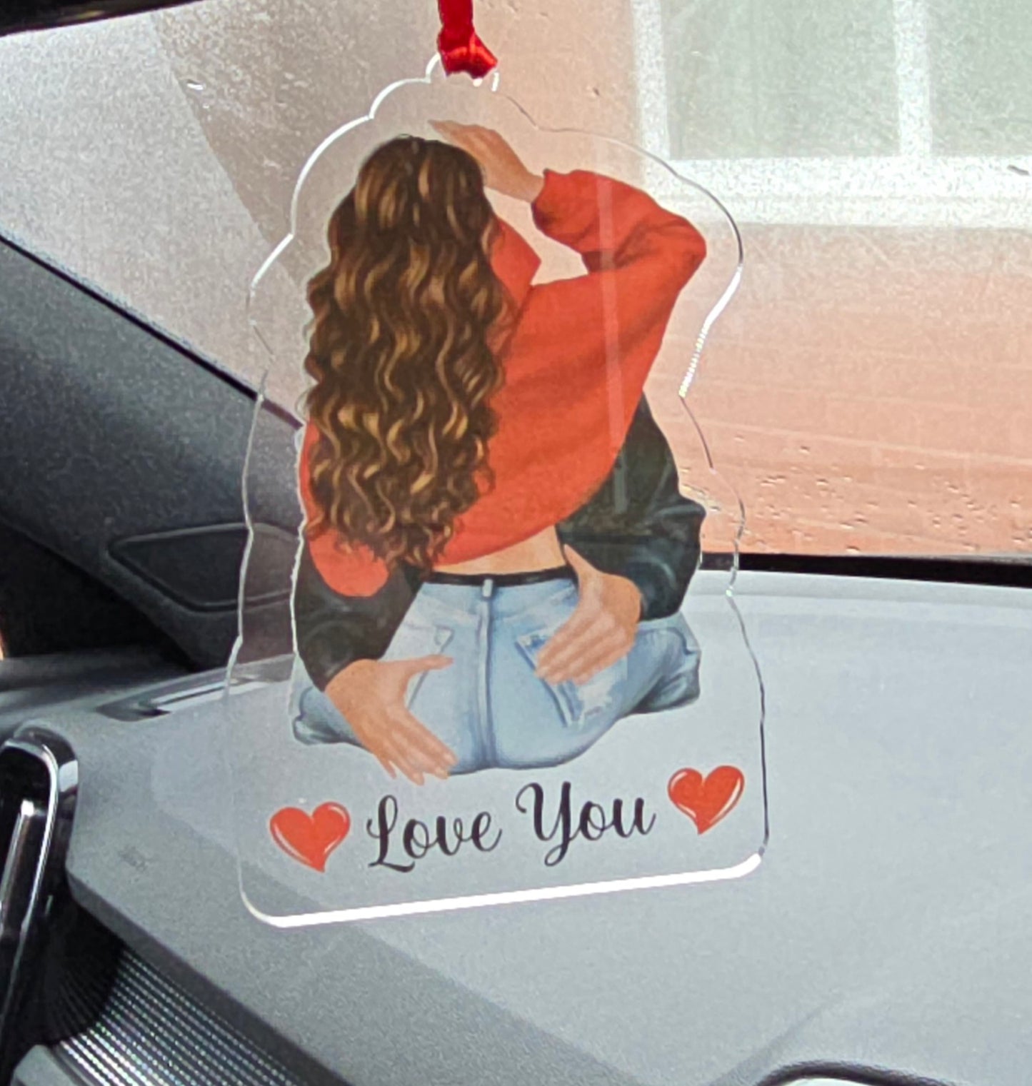 UV Printed Valentines Couple Hanger