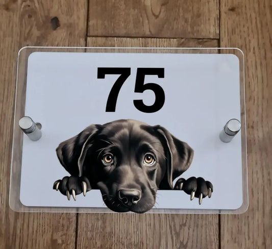 UV Printed Dog Door Sign - Mackie Direct