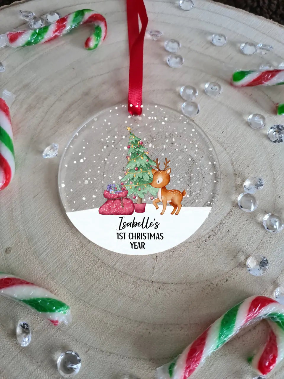 UV Printed 1st Christmas Bauble