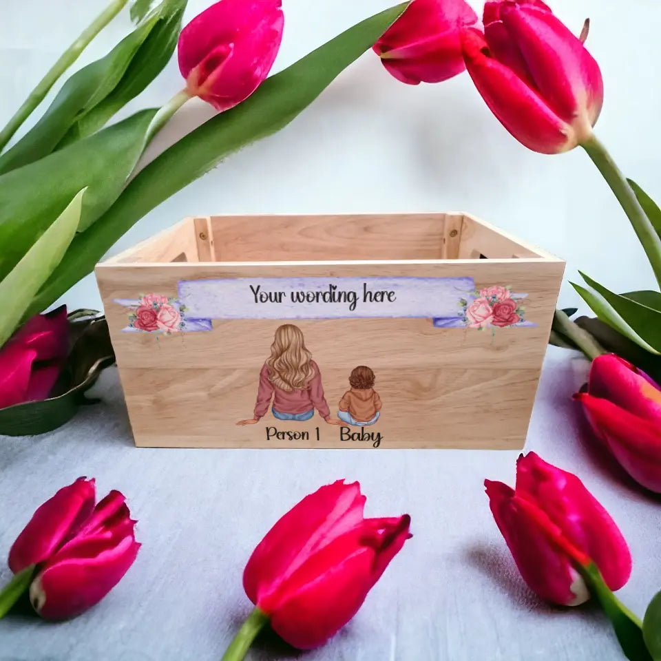 UV Printed Mothers Day Crate