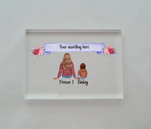 Load image into Gallery viewer, UV Printed Freestanding Rectangle Mothers Day Acrylic Sign
