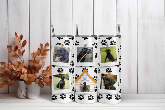 20oz Skinny Tumbler Sublimation Print - Pet - Mackie Direct