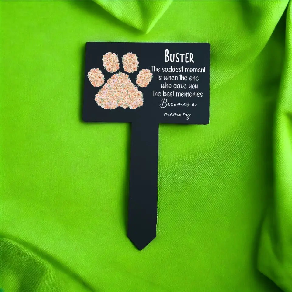 UV Printed Pet Grave Marker / Stake - Mackie Direct