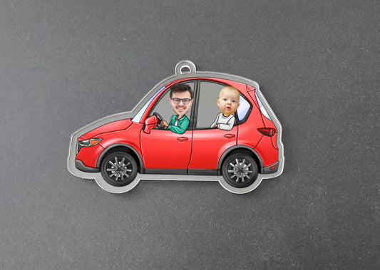 UV Printed 2 Person Car/Taxi Car Hanger