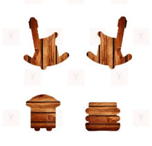 Load image into Gallery viewer, Heart Double Chair Stand Design 4 - Digital Download only
