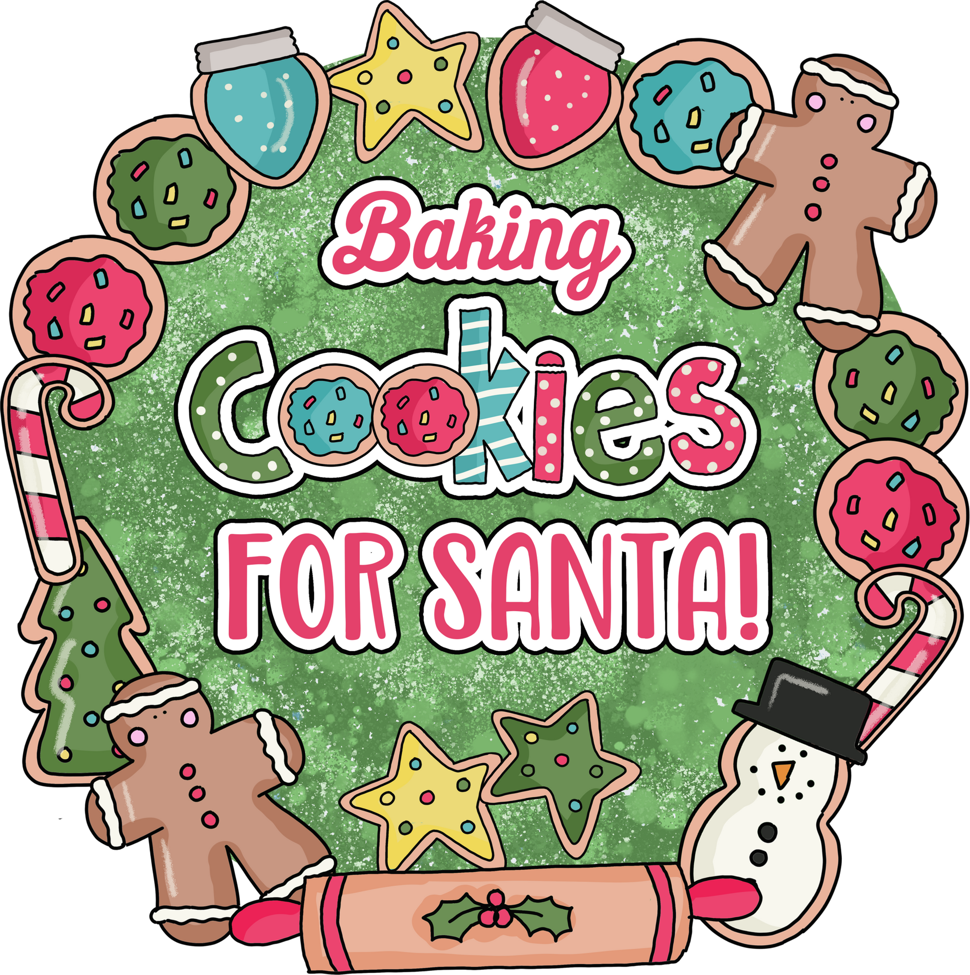 DTF Baking Cookies for Santa - Mackie Direct