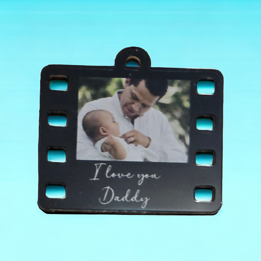 Acrylic Film Reel Keyring-Mackie Direct