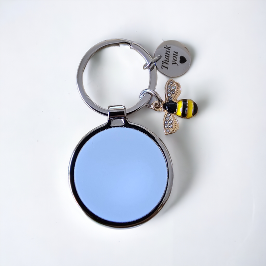 Sublimation Metal Bee Keyring - Mackie Direct