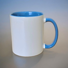 Load image into Gallery viewer, 11oz Coloured Inner &amp; Handle Ceramic Mug &amp; Smash Proof Box
