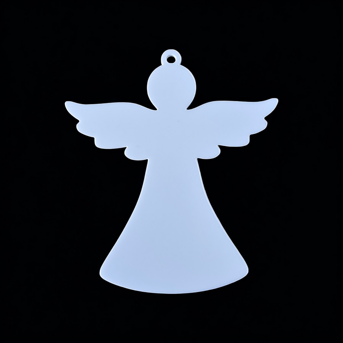 Acrylic Angel Bauble Christmas Tree Decoration - Mackie Direct