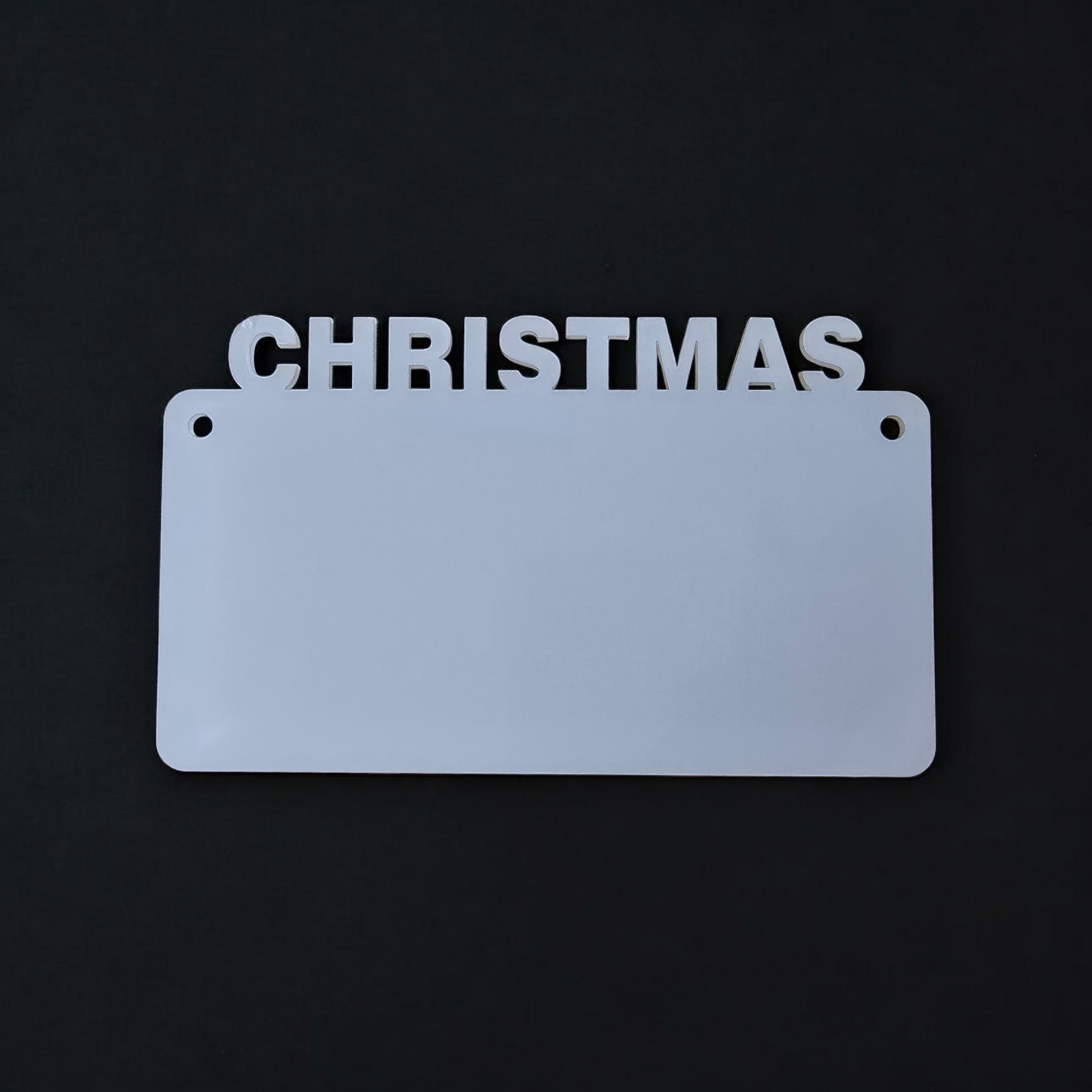 Premium Sublimation Coated Acrylic Christmas Hanging Sign