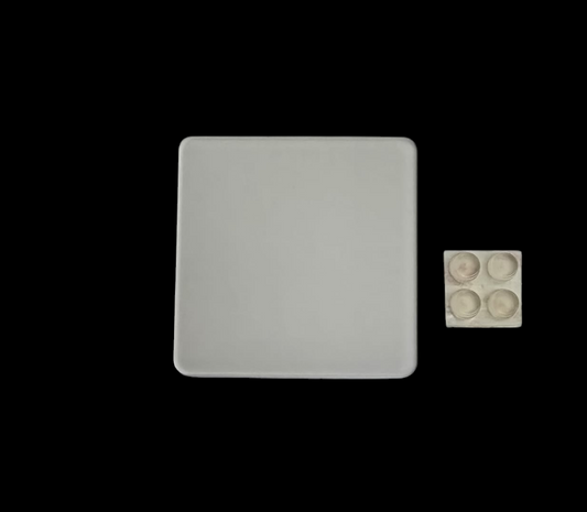 Premium Sublimation Coated Acrylic 95mm Square Coaster - Mackie Direct