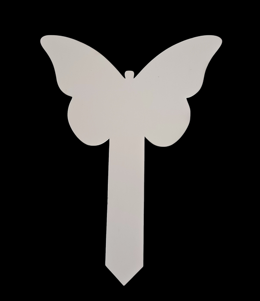 Premium Sublimation Coated Acrylic Butterfly Grave Marker - Mackie Direct