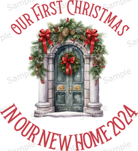 Load image into Gallery viewer, UVDTF First Christmas in our new home 2024
