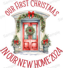 Load image into Gallery viewer, UVDTF First Christmas in our new home 2024
