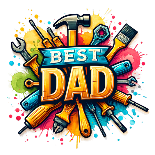 UVDTF Best Dad - Macikie Direct