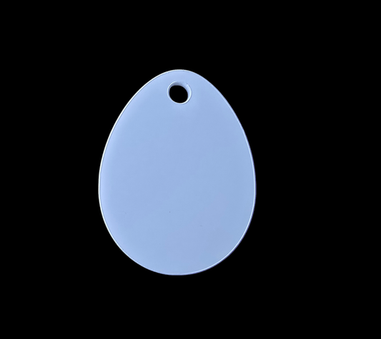 Acrylic Easter Egg Shaped Keyring - Mackie Direct