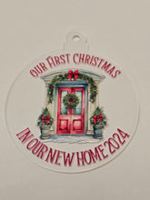 Load image into Gallery viewer, UVDTF First Christmas in our new home 2024
