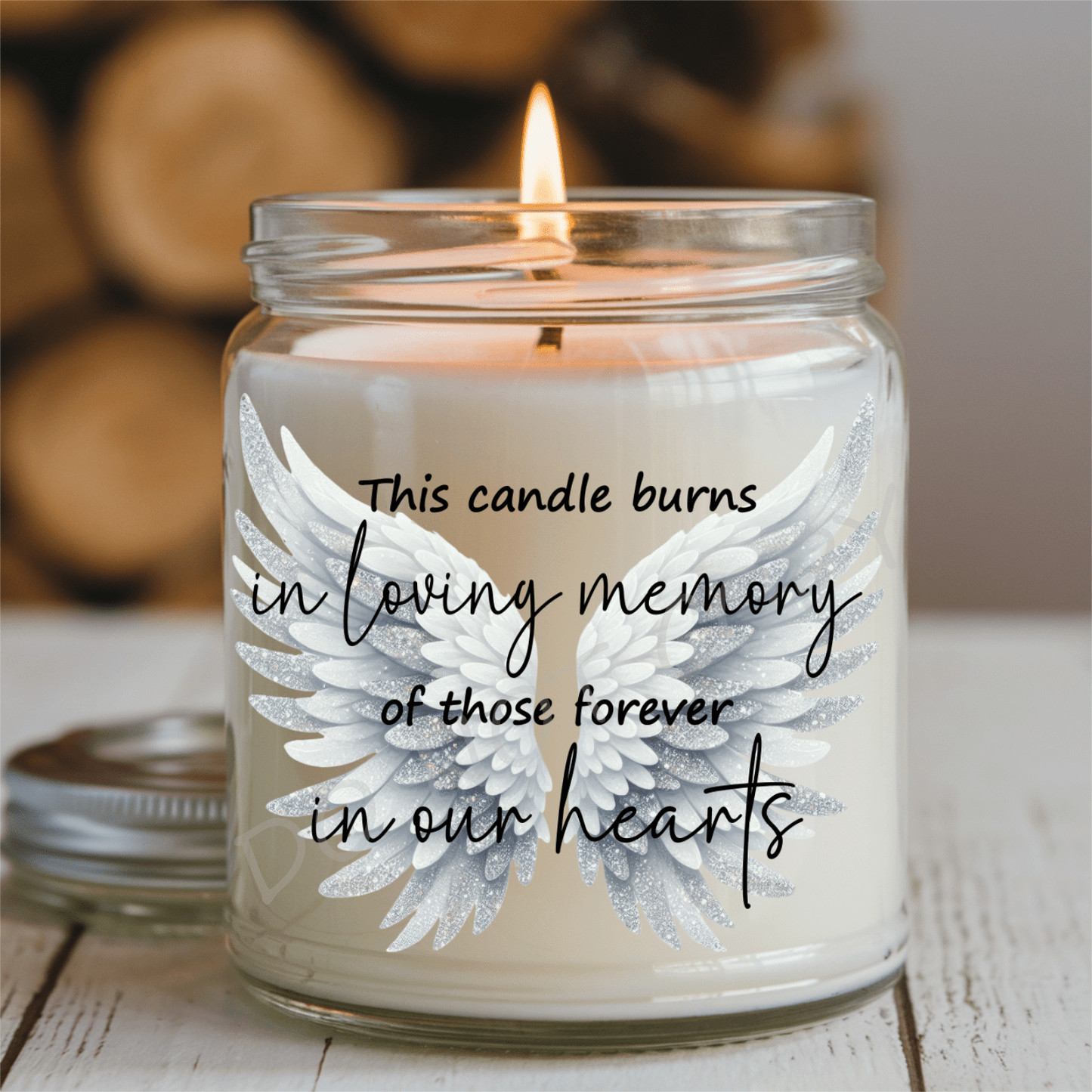 UVDTF Candle Burns In Loving Memory - Mackie Direct