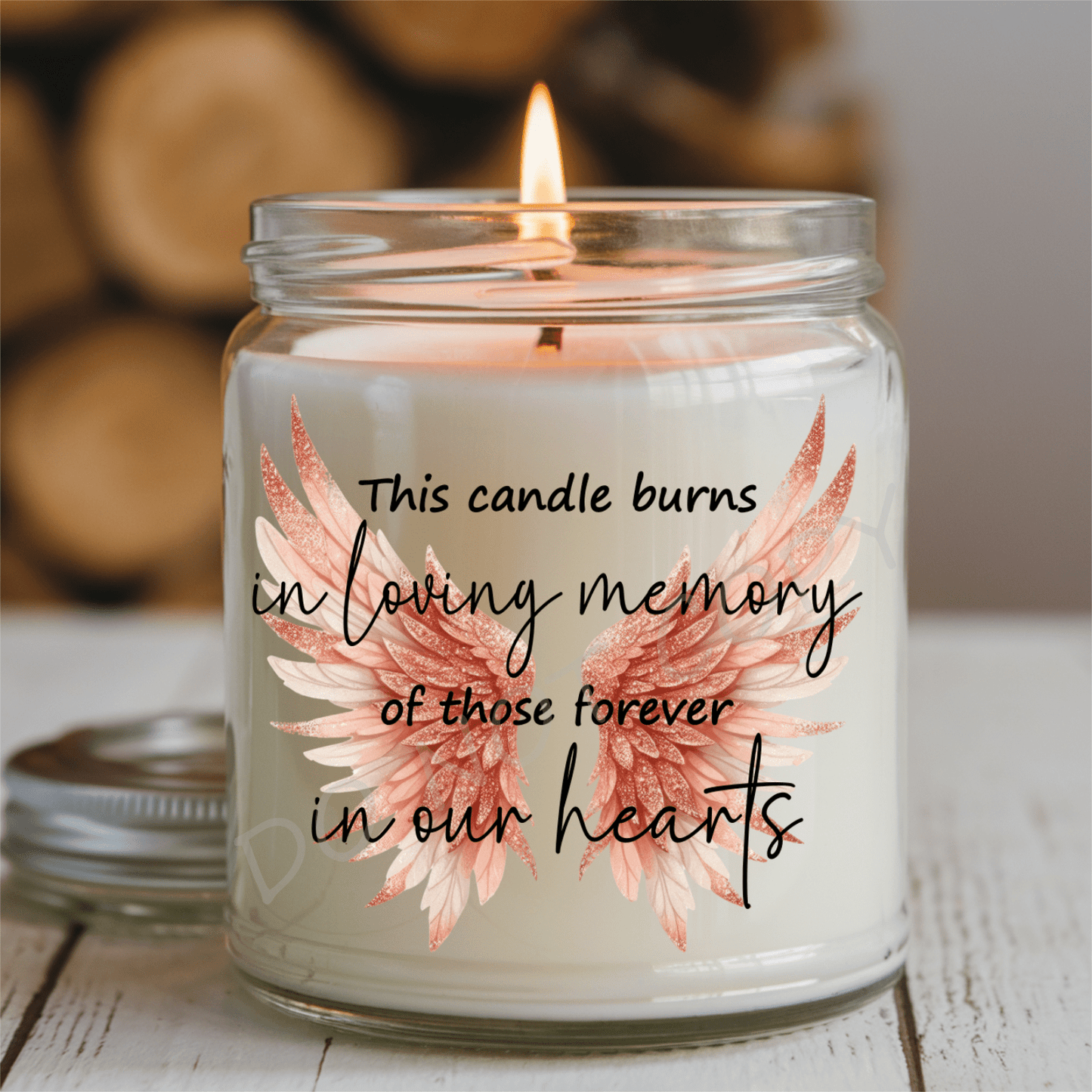 UVDTF Candle Burns In Loving Memory - Mackie Direct