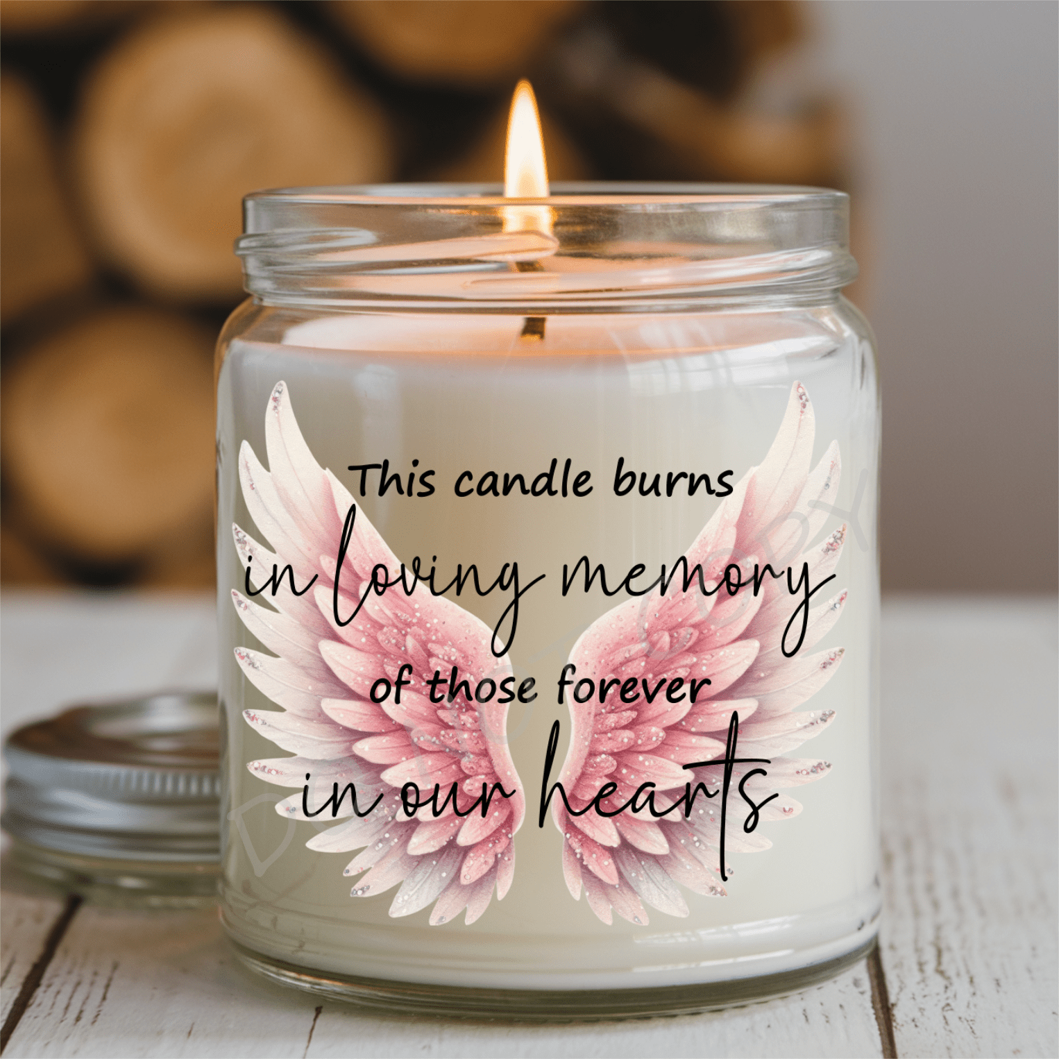 UVDTF Candle Burns In Loving Memory - Mackie Direct