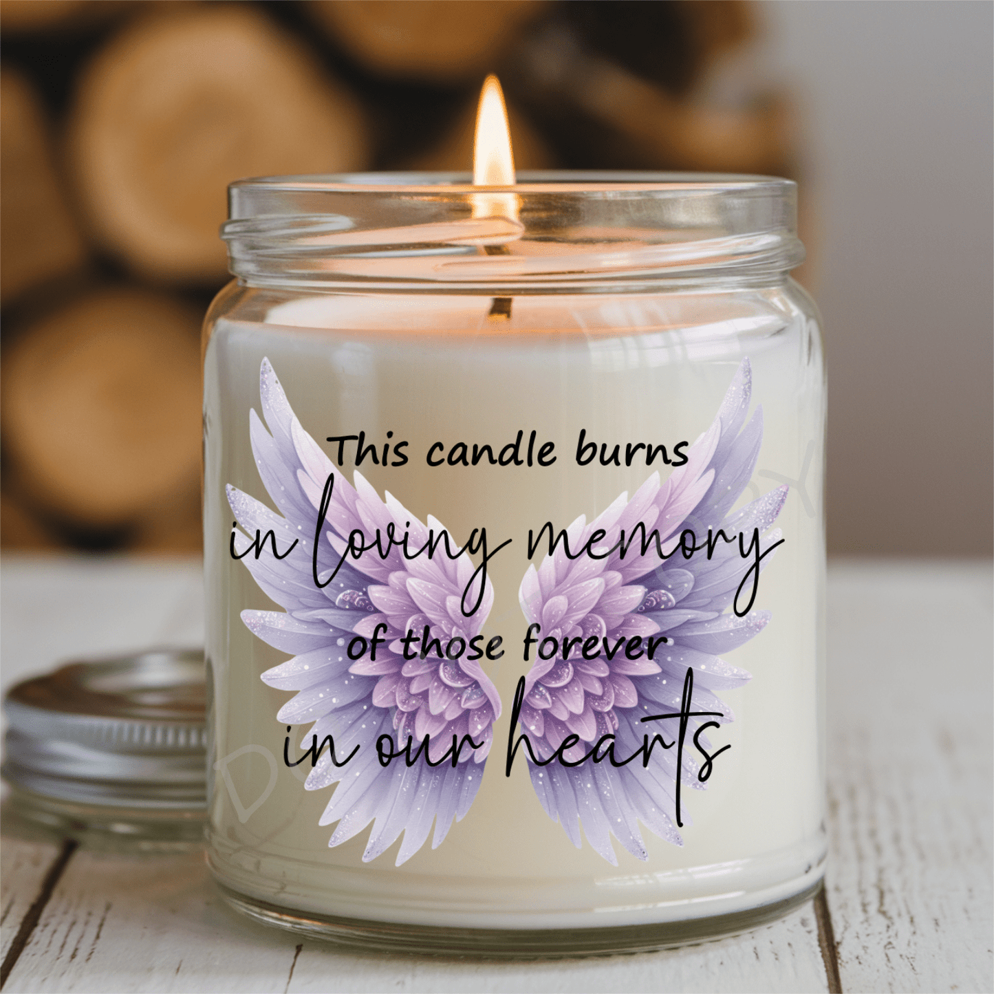 UVDTF Candle Burns In Loving Memory - Mackie Direct