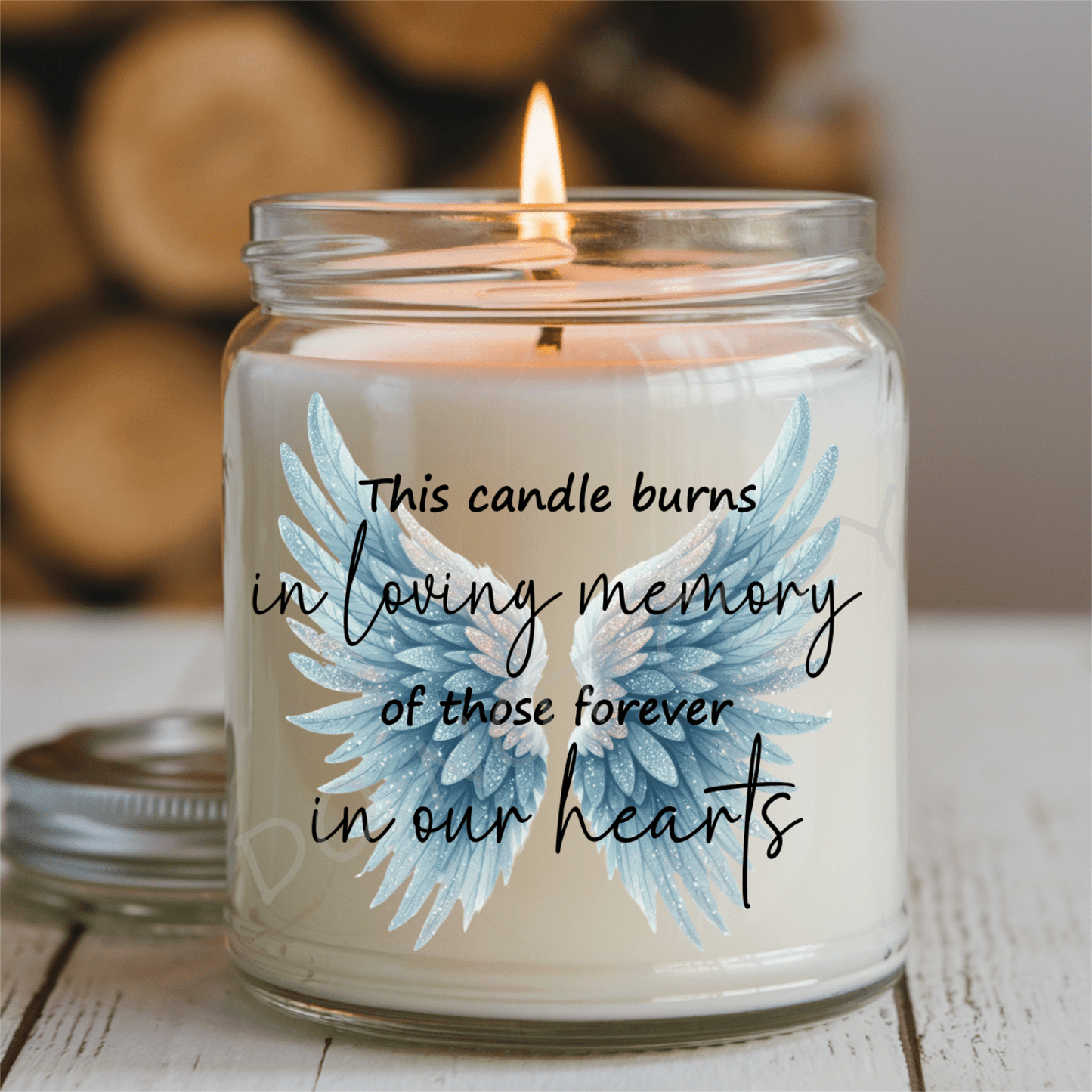 UVDTF Candle Burns In Loving Memory - Mackie Direct