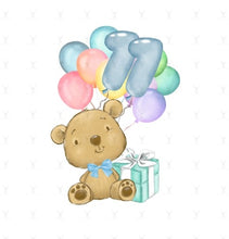 Load image into Gallery viewer, Birthday Bear Numbers Design
