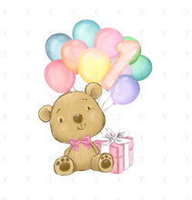 Load image into Gallery viewer, Birthday Bear Numbers Design
