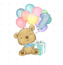 Load image into Gallery viewer, Birthday Bear Numbers Design
