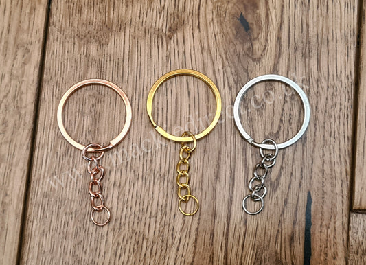 Keyring Chains & Rings - Set of 10 - Mackie Direct