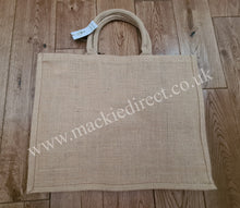 Load image into Gallery viewer, Jute Bag with Sublimation Pocket
