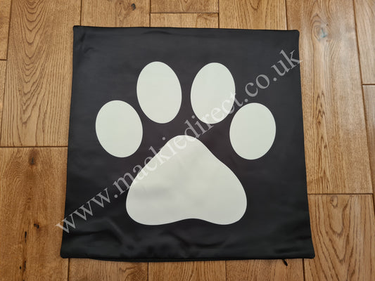 Pawprint Cushion Cover 40x40cm - Mackie Direct