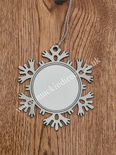 Load image into Gallery viewer, Snowflake Sublimation Decoration
