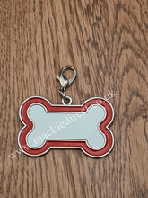 Load image into Gallery viewer, Metal Sublimation Bone Shaped Dog Tag
