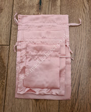 Load image into Gallery viewer, Rose Gold Satin Tooth Fairy/Wedding Favour Bags
