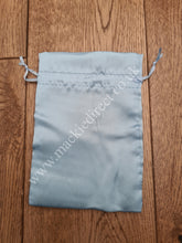 Load image into Gallery viewer, Blue Satin Tooth Fairy/Wedding Favour Bags
