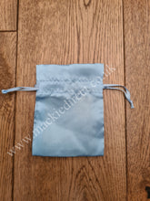 Load image into Gallery viewer, Blue Satin Tooth Fairy/Wedding Favour Bags
