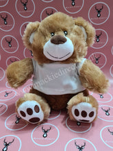 Load image into Gallery viewer, 20cm Teddy Bear with Sublimation T Shirt
