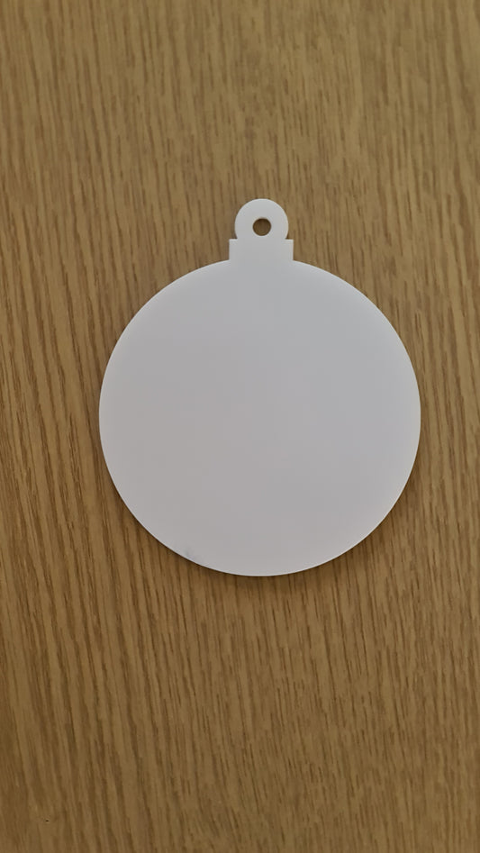 Acrylic Bauble Christmas Tree Decoration - Mackie Direct