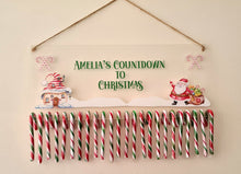 Load image into Gallery viewer, Candy Cane Countdown to Christmas Advent Calendar
