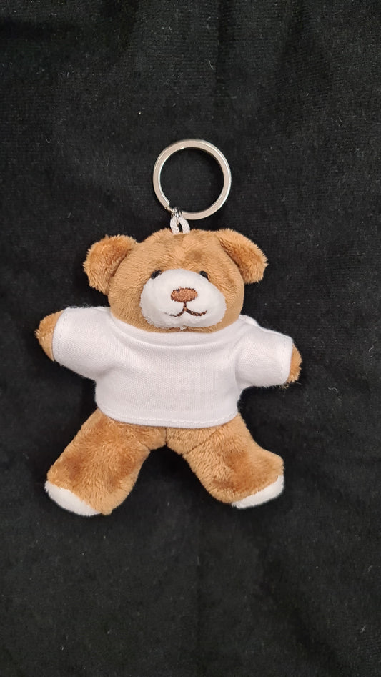 Teddy Keyring with Sublimation T shirt-Mackie Direct