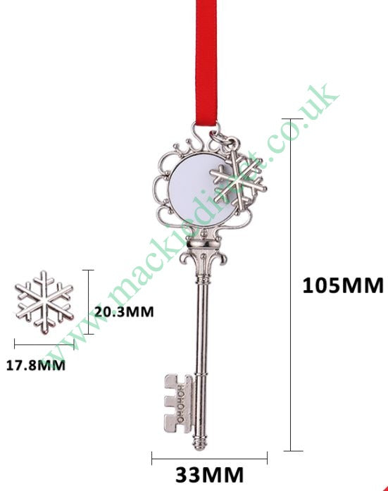 Sublimation Santa Keys