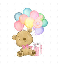 Load image into Gallery viewer, Birthday Bear Numbers Design
